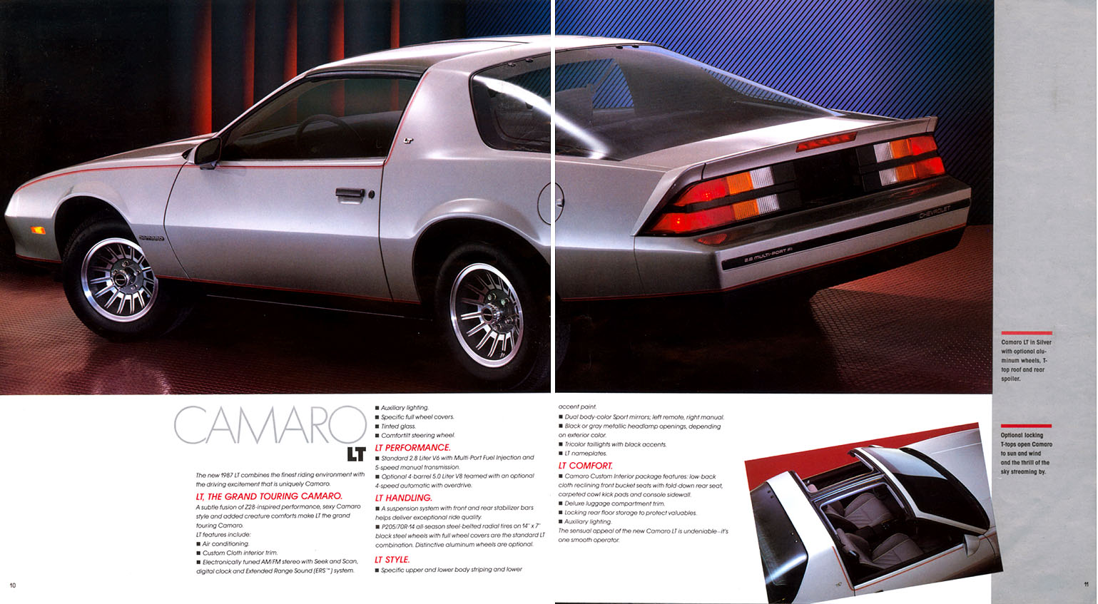 1987 Chev Camaro Brochure Page 7